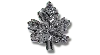 Jibbitz Dark Maple Leaf