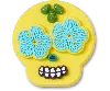 Jibbitz Dia De Los Muertos Skull 1 In Multi