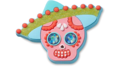 Jibbitz Dia De Los Muertos Sombrero