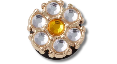 Jibbitz Diamond Daisy In Gold