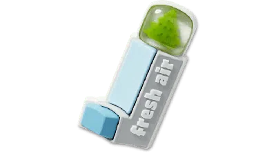 Jibbitz Dimensional Fresh Air Inhaler