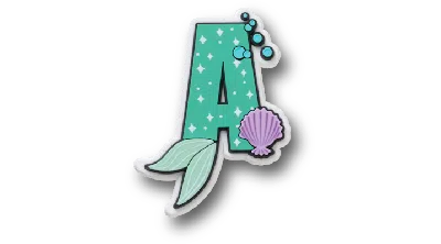 Jibbitz Disney ™ Alphabet A In Multi