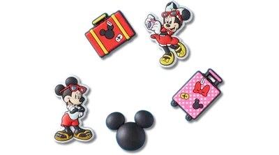 Jibbitz Disney Vacation 5 Pack In Multi
