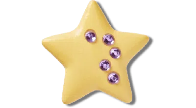 Jibbitz Dreamsicle Sparkly Gem Star