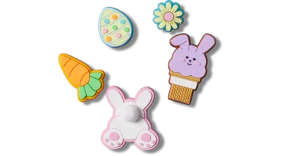 Jibbitz Kids' Easter Celebration 5 Pack In Multi