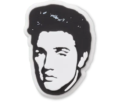Jibbitz Elvis Presley In White