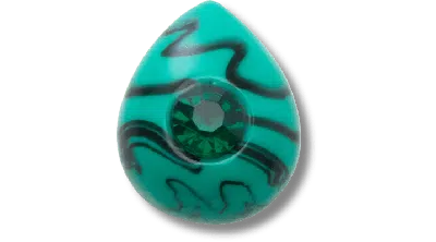 Jibbitz Emerald May Birthstone Collection In Green