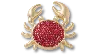 Jibbitz Enamel Crab In Multi