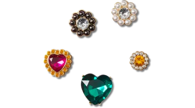 Jibbitz Ethe Real Gem 5 Pack
