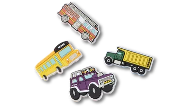 Jibbitz Everyday Vehicles 5 Pack In Purple