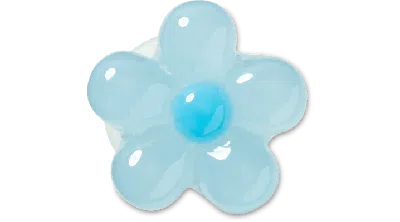 Jibbitz Expressive Floral Light Blue