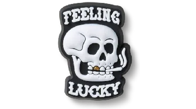 Jibbitz Feeling Lucky Skull