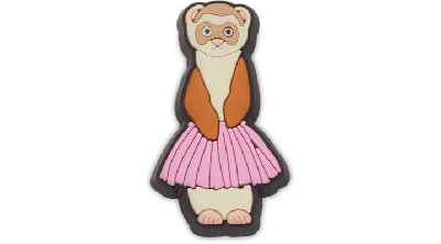 Jibbitz Ferret In A Tutu