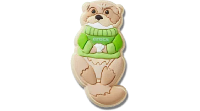 Jibbitz Festive Otter In Brown