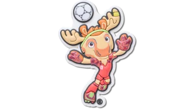 Jibbitz Fifa World Cup™ Canada Mascot In Orange