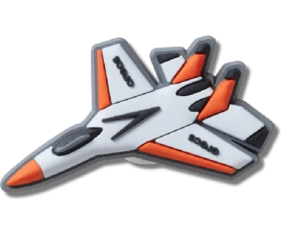 Jibbitz Fighter Airplane In Brown