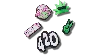 Jibbitz Four Twenty 5 Pack