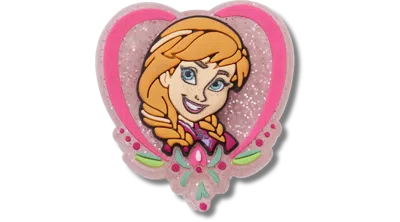 Jibbitz Frozen Anna In Pink