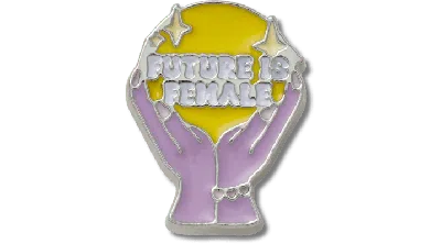 Jibbitz Future Is Female In Purple
