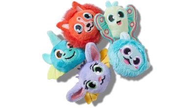 Jibbitz Fuzzy Fantasy Animals 5 Pack