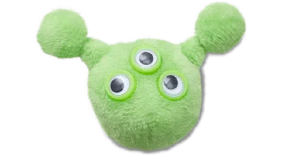 Jibbitz Fuzzy Friendly Alien In Green