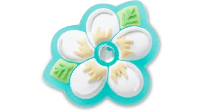 Jibbitz Gem Plumeria Floral