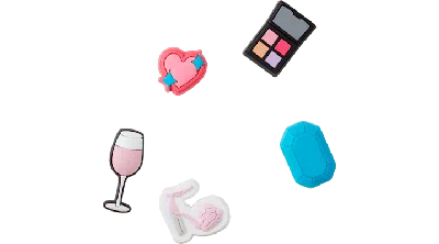 Jibbitz Girly Girl 5 Pack