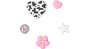 Jibbitz Girly Icon 5 Pack