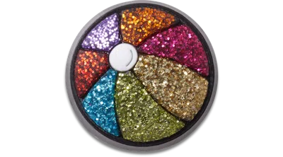 Jibbitz Glitter Beach Ball In Multi