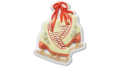 Jibbitz Glitter Figure Skates