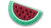 Jibbitz Glittery Watermelon