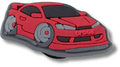 Jibbitz Glow In The Dark Red Race Street Car