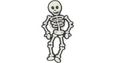 Jibbitz Glow-in-the-dark Skeleton