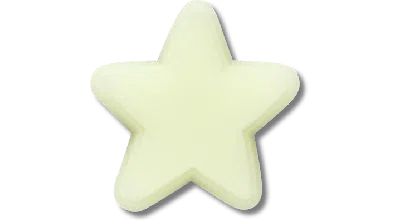 Jibbitz Glow In The Dark Star In White