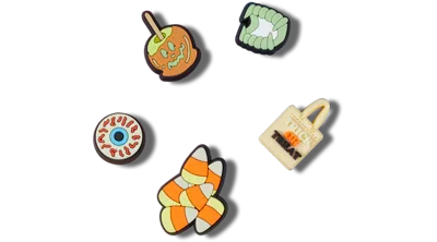Jibbitz Glow In The Dark Trick R Treat 5 Pack
