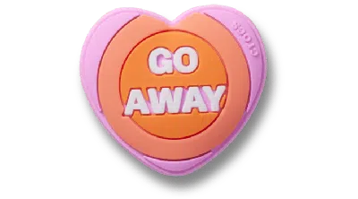 Jibbitz Go Away Heart