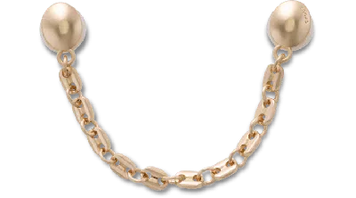Jibbitz Gold Anchor Chain