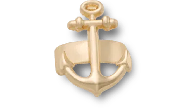 Jibbitz Gold Anchor Sandal C Charm