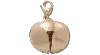 Jibbitz Gold Bell Charm In Gold