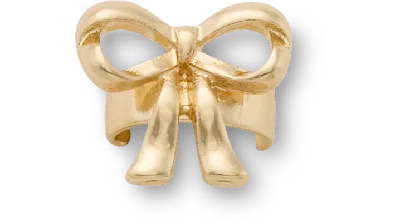 Jibbitz Gold Bow Sandal C Charm