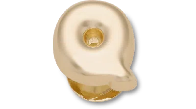 Jibbitz Gold Bubble Letter Q