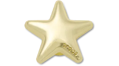 Jibbitz Gold Bubble Star