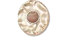 Jibbitz Gold Distressed Stone