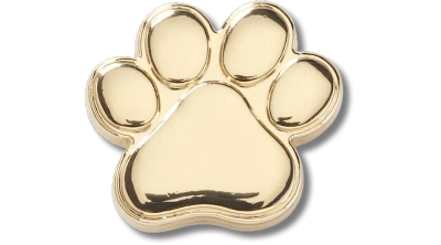 Jibbitz Gold Dog Paw