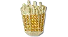 Jibbitz Gold French Fries