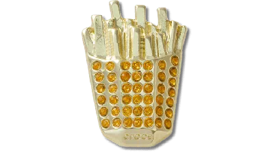 Jibbitz Gold French Fries