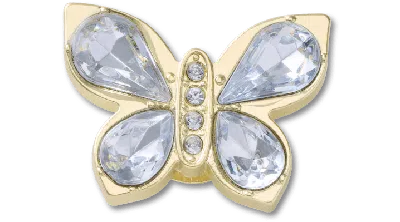 Jibbitz Gold Gem Butterfly