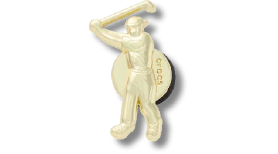 Jibbitz Gold Golfer