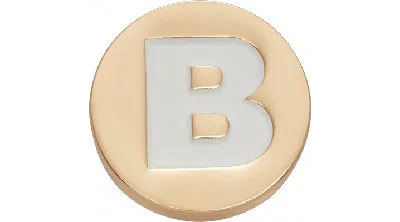 Jibbitz Gold Letter B