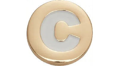 Jibbitz Gold Letter C